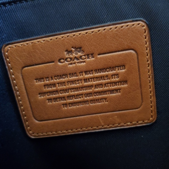 Authentic Coach Leather Briefcase W/ Box - Picture 2 of 3